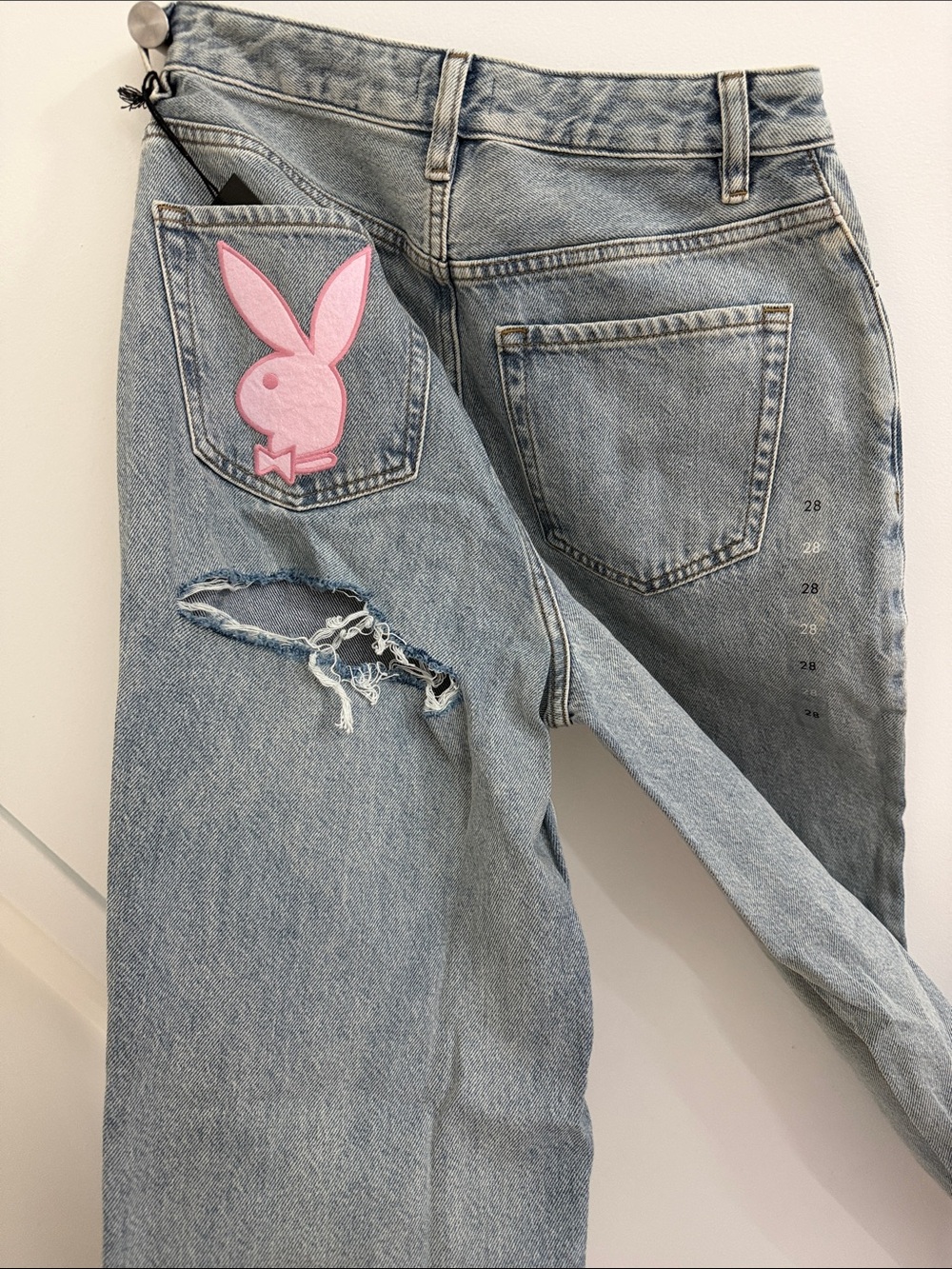 PLAYBOY X PACSUN 90s high rise jeans. Limited Edition size 28
